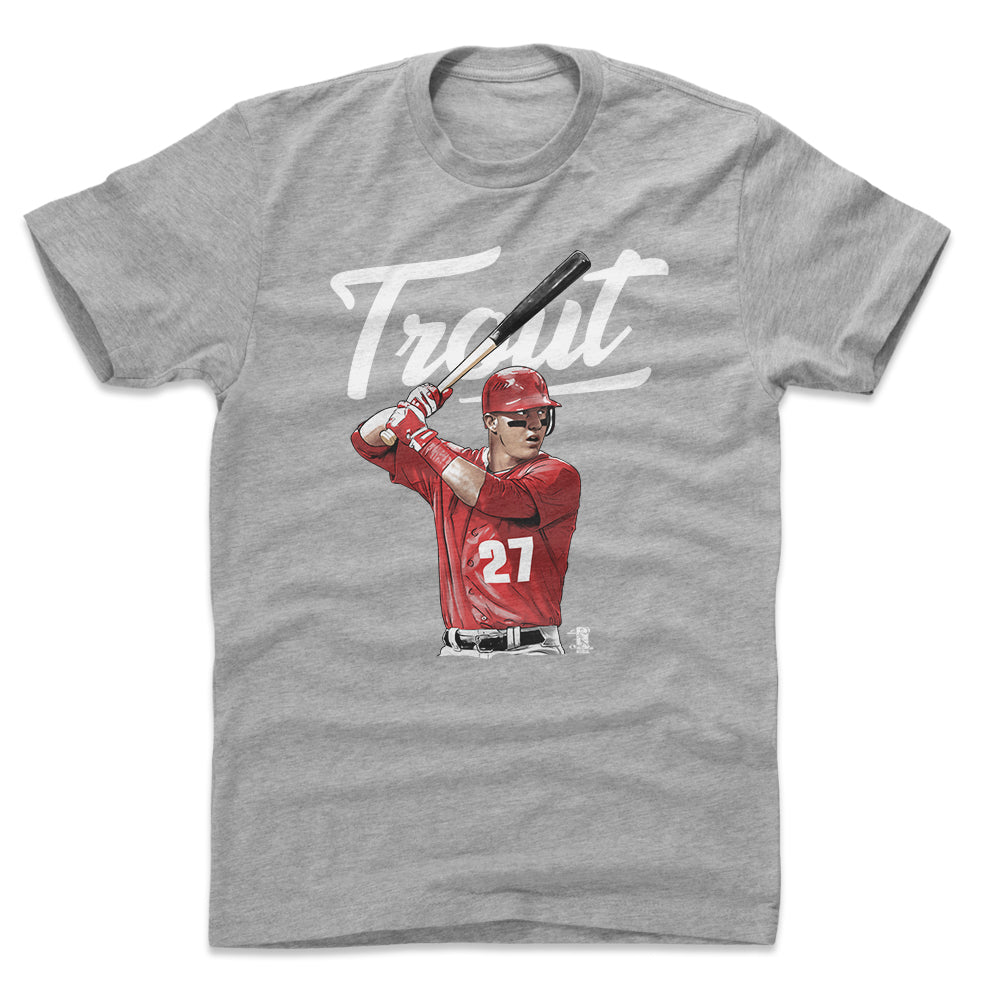 Mike Trout Men's Cotton T-Shirt | 500 LEVEL