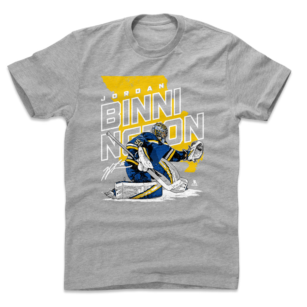 Jordan Binnington Men's Cotton T-Shirt | 500 LEVEL