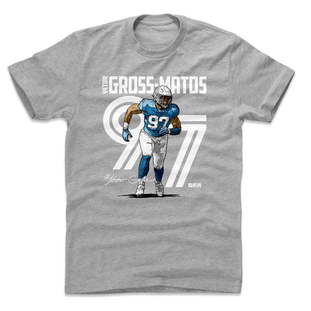 Yetur Gross-Matos Shirt  Carolina Football Men's Cotton T-Shirt