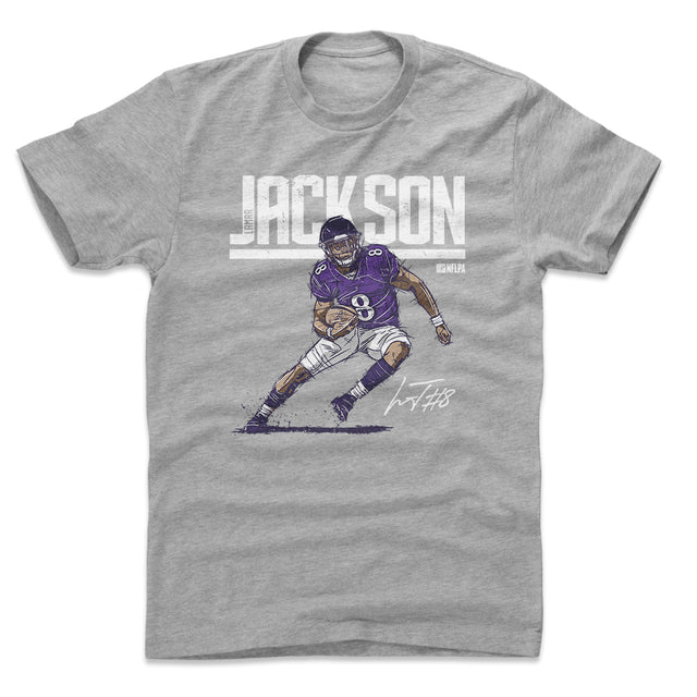 Lamar Jackson Men's Cotton T-Shirt | 500 LEVEL