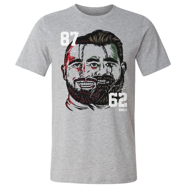 Jason Kelce Men's Cotton T-Shirt | 500 LEVEL