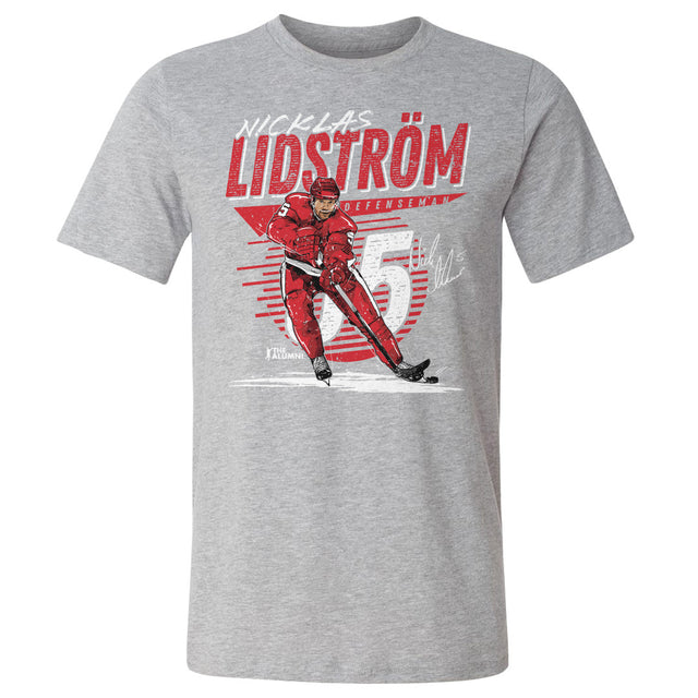 Nicklas Lidstrom Men's Cotton T-Shirt | 500 LEVEL