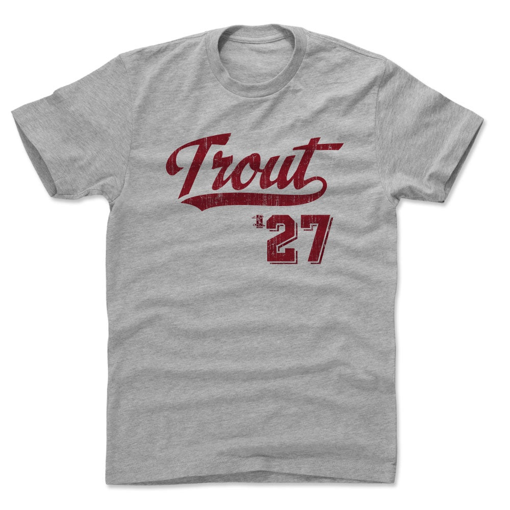 Mike Trout Men's Cotton T-Shirt | 500 LEVEL