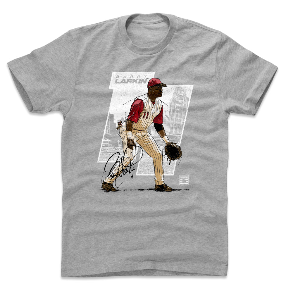 Barry Larkin Men's Cotton T-Shirt | 500 LEVEL