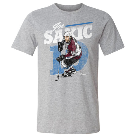 Joe Sakic Men's Cotton T-Shirt | 500 LEVEL