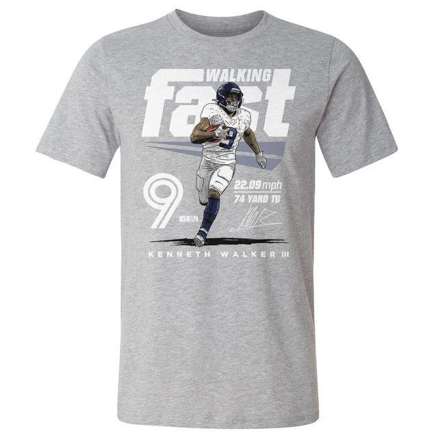 Kenneth Walker III Men's Cotton T-Shirt | 500 LEVEL