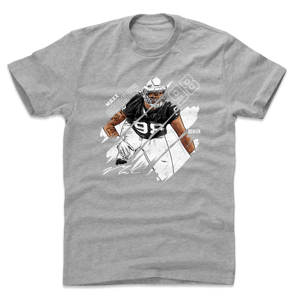 Maxx Crosby Men&#39;s Cotton T-Shirt | 500 LEVEL