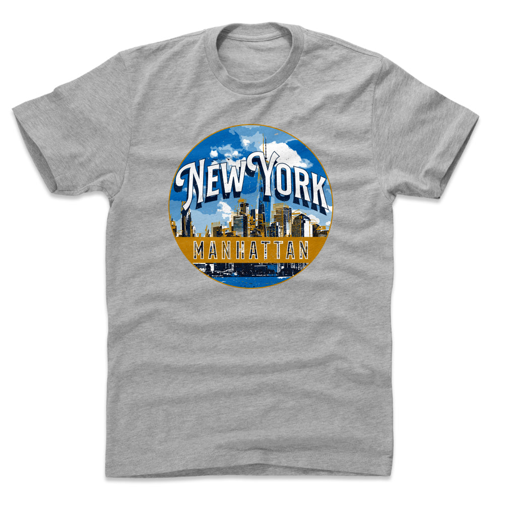 Manhattan Men&#39;s Cotton T-Shirt | 500 LEVEL