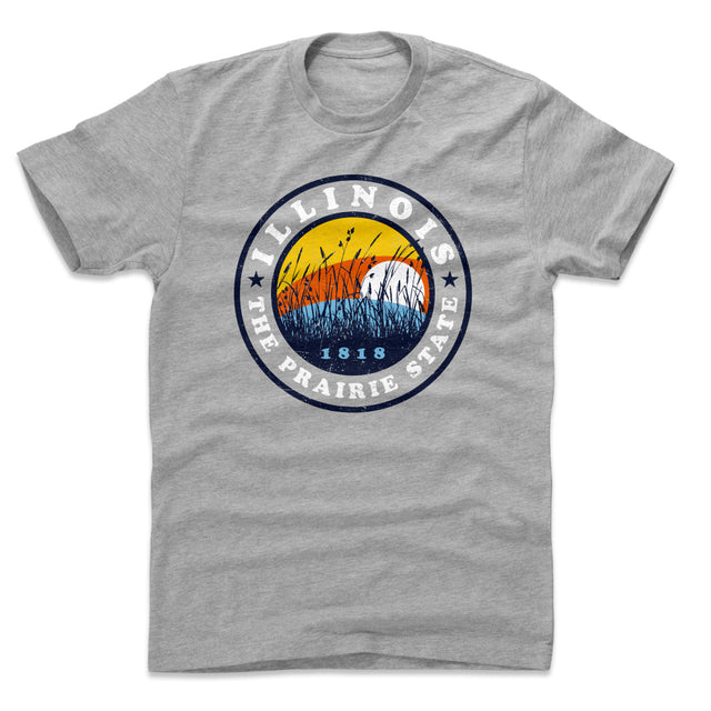 Illinois Men's Cotton T-Shirt | 500 LEVEL