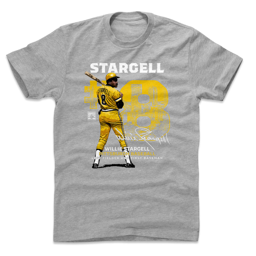 Pittsburgh Pirates Men's 500 Level Willie Stargell Pittsburgh Gray Shirt