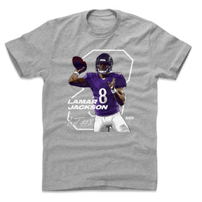 Lamar Jackson Men's Cotton T-Shirt | 500 LEVEL