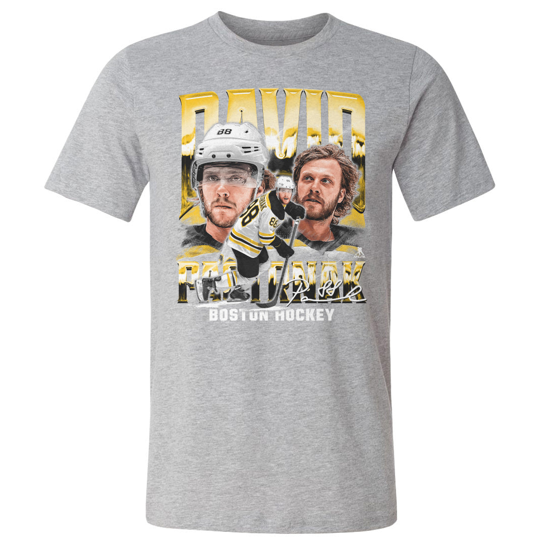 David Pastrnak Men's Cotton T-Shirt | 500 LEVEL