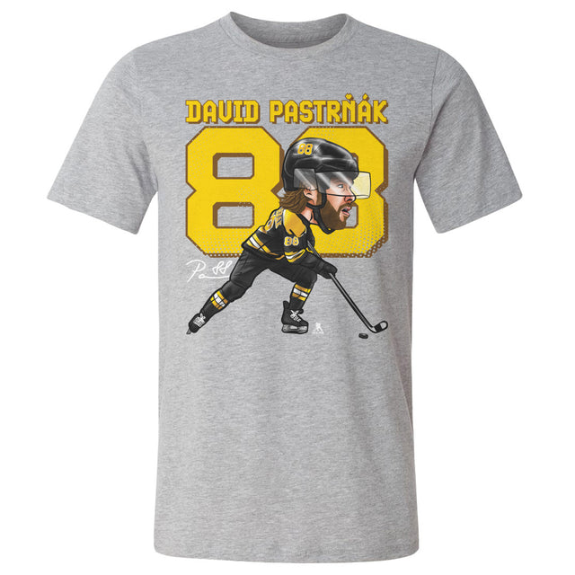 David Pastrnak Men's Cotton T-Shirt | 500 LEVEL