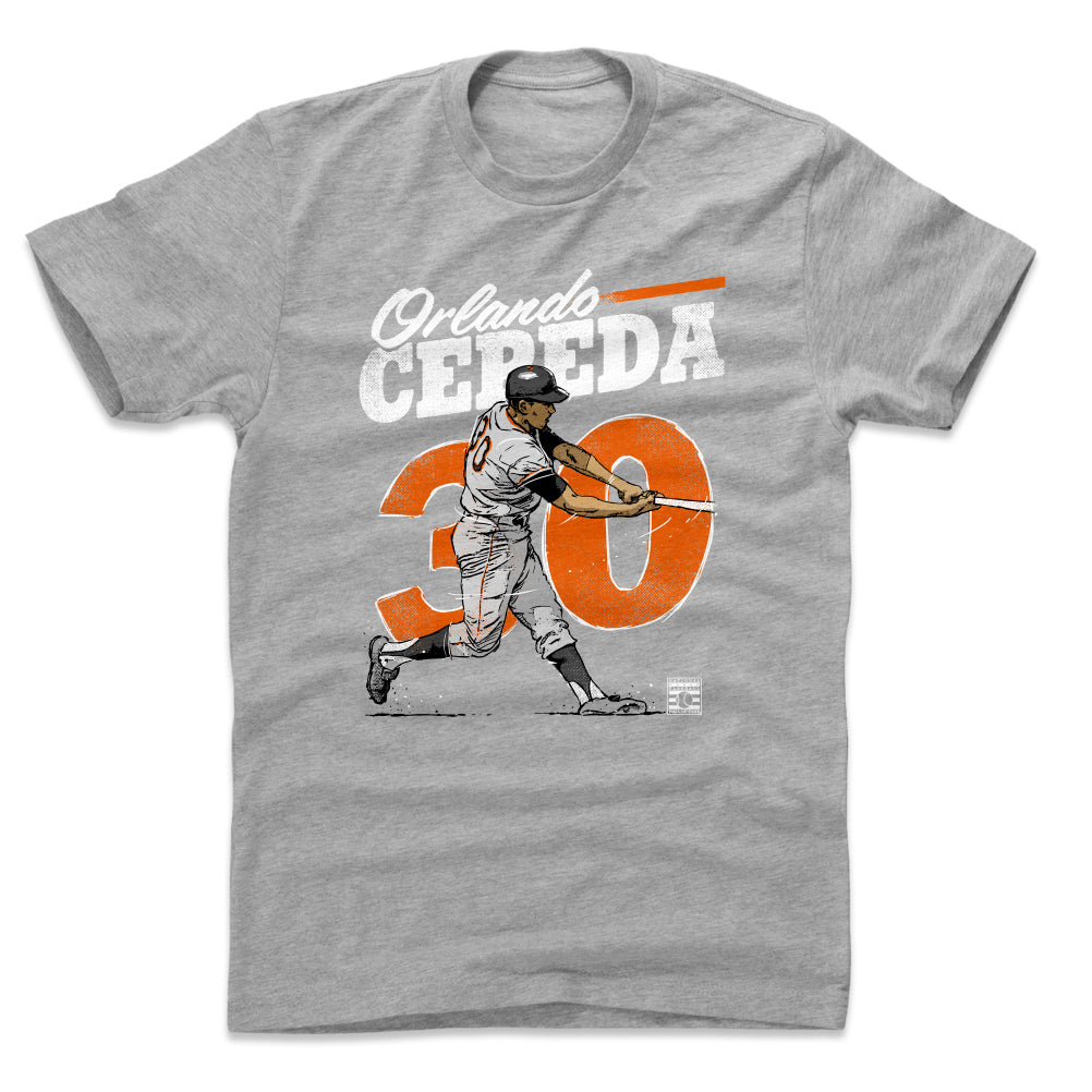 Orlando Cepeda Men's Cotton T-Shirt | 500 LEVEL