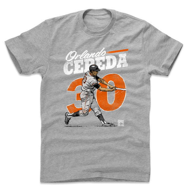 Orlando Cepeda Men's Cotton T-Shirt | 500 LEVEL