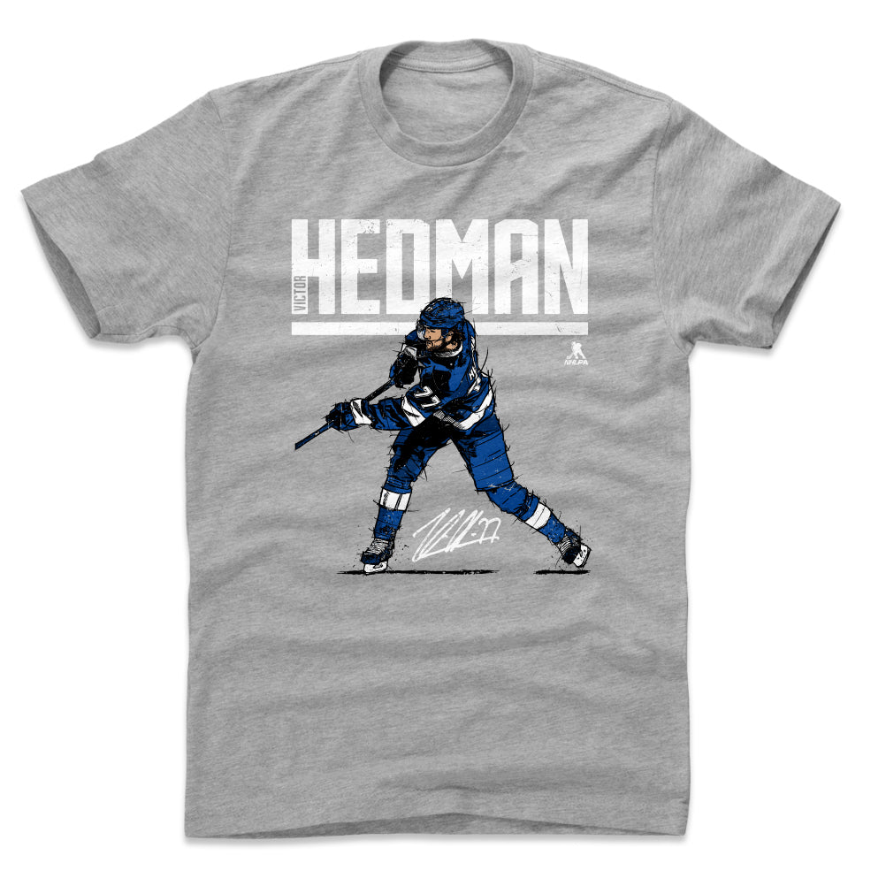 Tampa Bay Lightning Men's 500 Level Victor Hedman Tampa Bay Gray Shirt