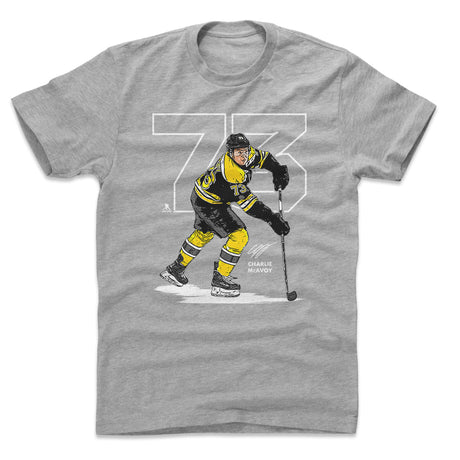 Charlie McAvoy Men's Cotton T-Shirt | 500 LEVEL