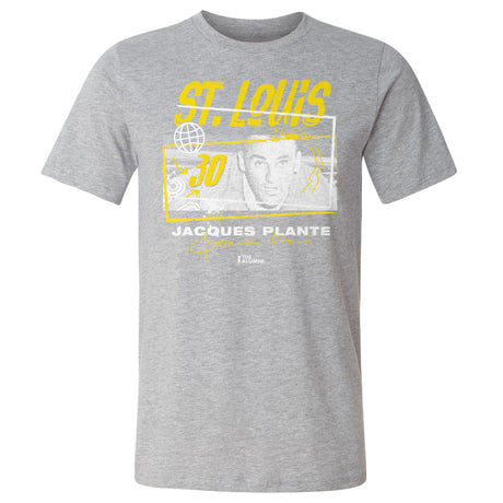 Jacques Plante Men's Cotton T-Shirt | 500 LEVEL