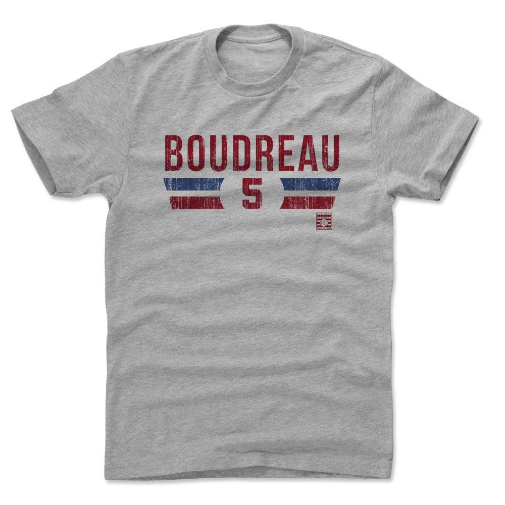 Lou Boudreau Men&#39;s Cotton T-Shirt | 500 LEVEL