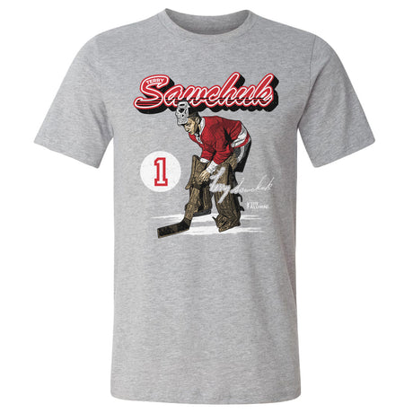 Terry Sawchuk Men's Cotton T-Shirt | 500 LEVEL
