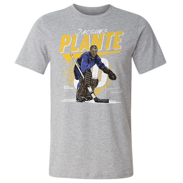 Jacques Plante Men's Cotton T-Shirt | 500 LEVEL