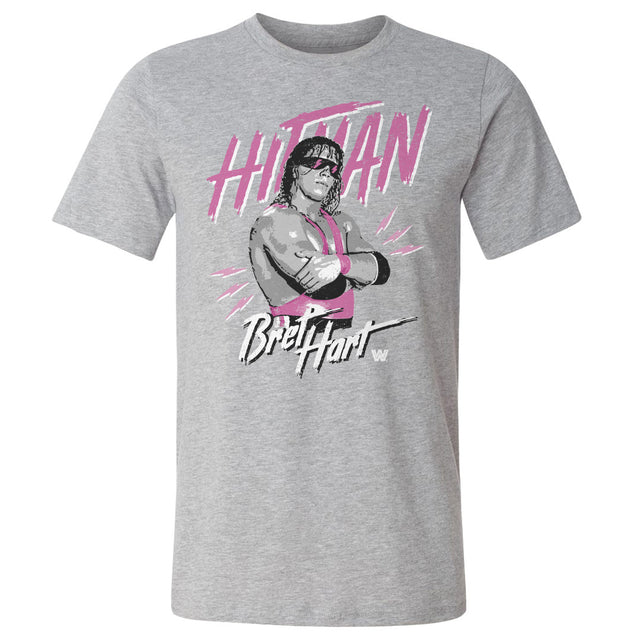 Bret Hart Men's Cotton T-Shirt | 500 LEVEL