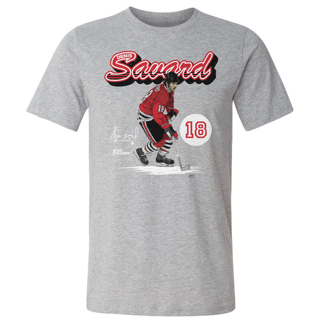 Denis Savard Men's Cotton T-Shirt | 500 LEVEL