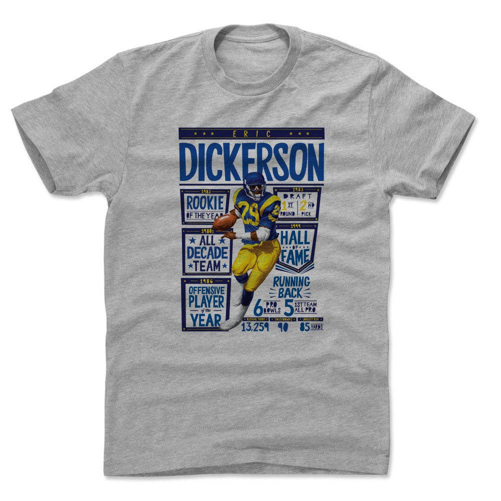 Eric Dickerson Men's Cotton T-Shirt | 500 LEVEL