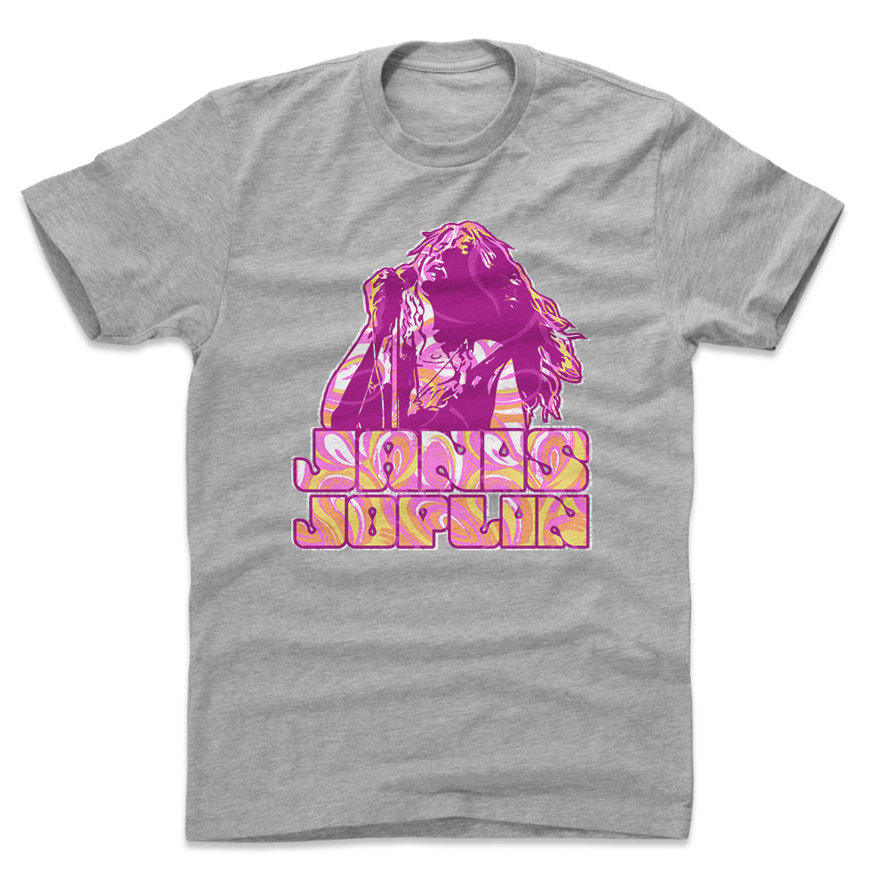 Janis Joplin Men&#39;s Cotton T-Shirt | 500 LEVEL