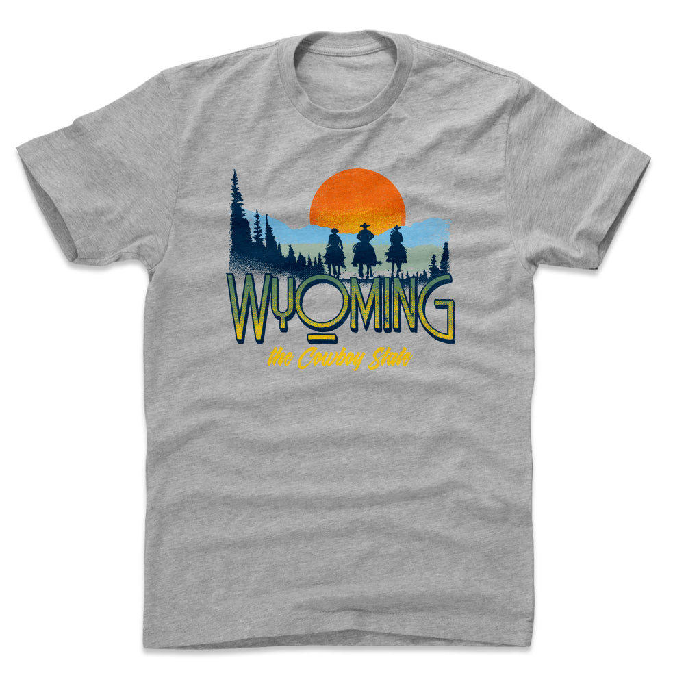 Wyoming Men's Cotton T-Shirt | 500 LEVEL