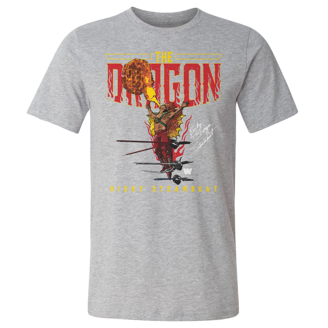 Ricky The Dragon Steamboat Men's Cotton T-Shirt | 500 LEVEL