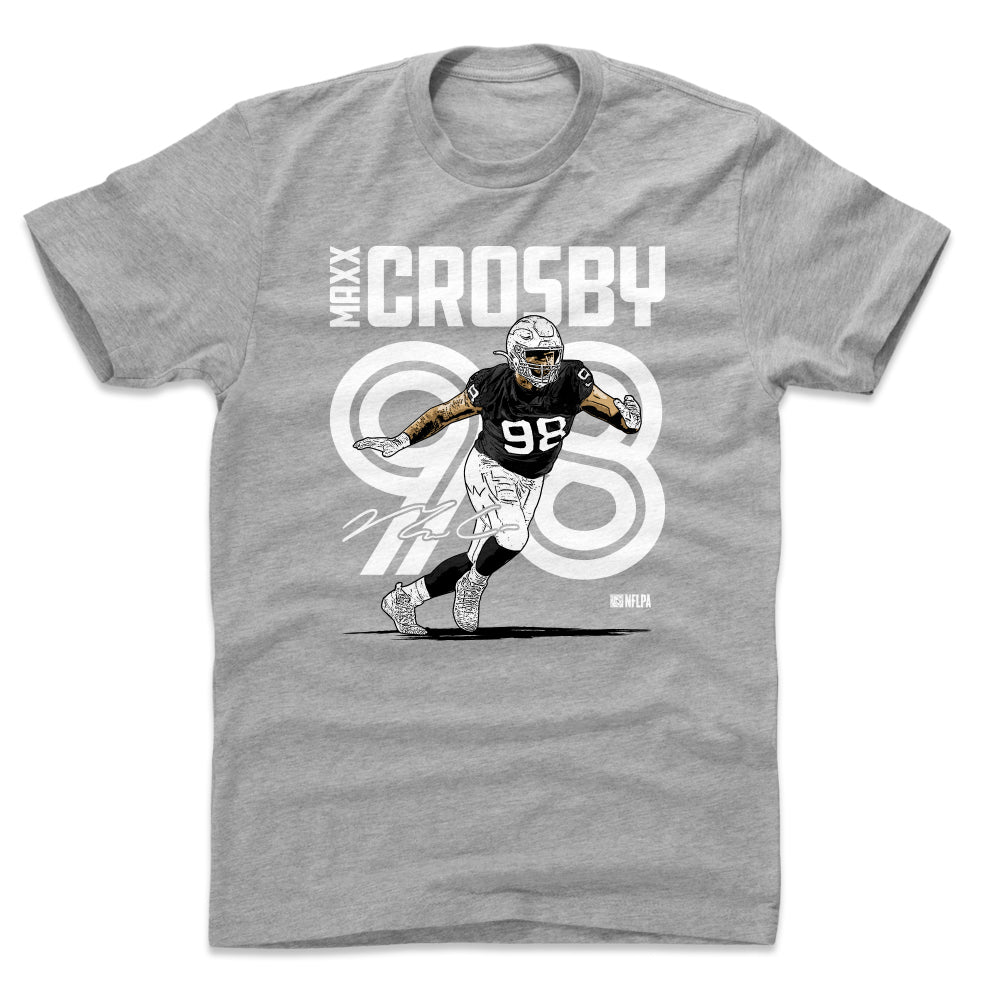 Maxx Crosby Men's Cotton T-Shirt | 500 LEVEL