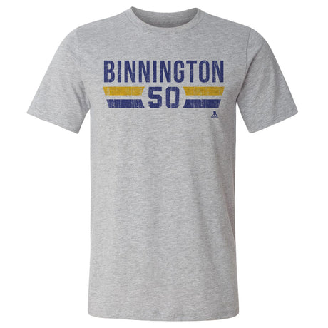 Jordan Binnington Men's Cotton T-Shirt | 500 LEVEL