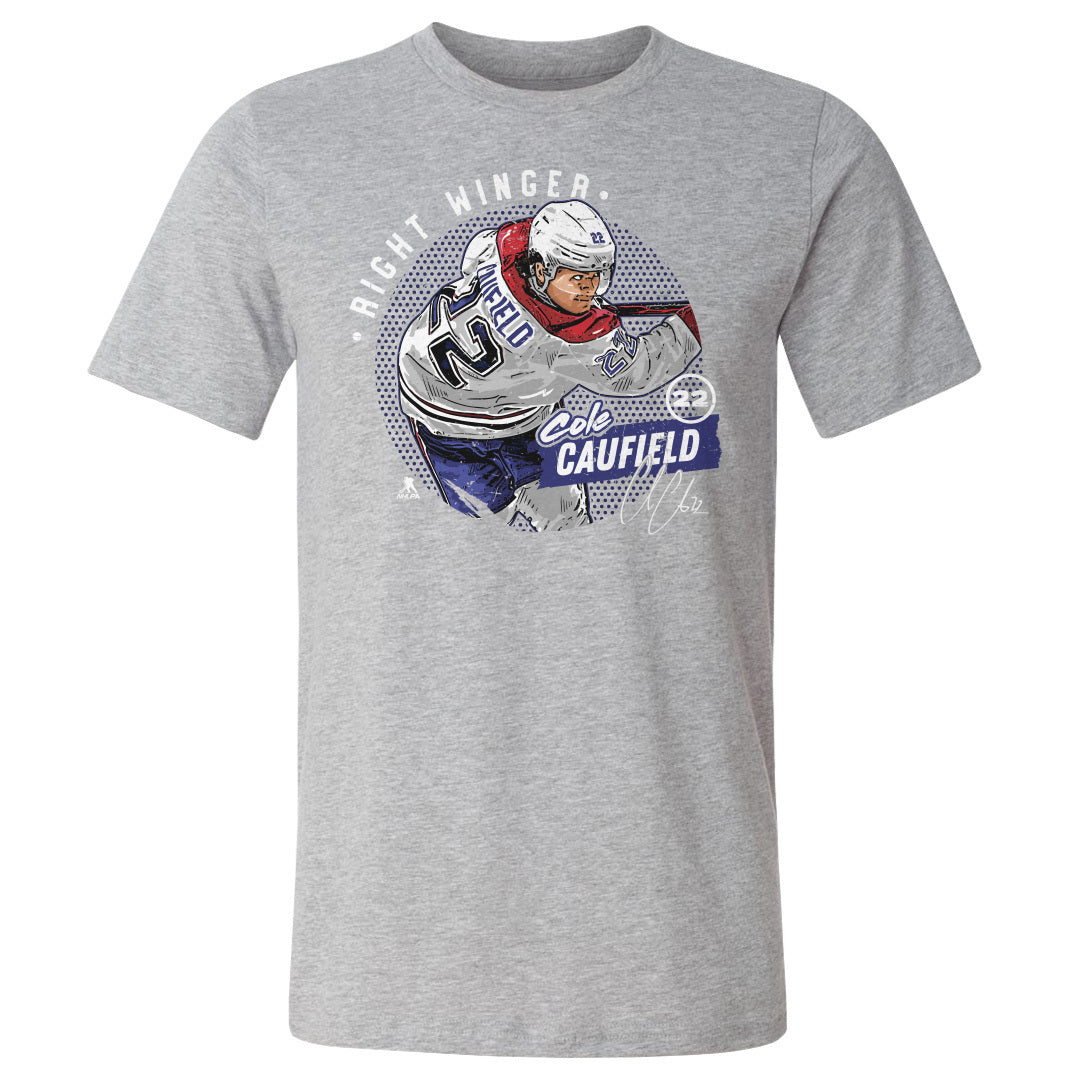 Cole Caufield Men&#39;s Cotton T-Shirt | 500 LEVEL