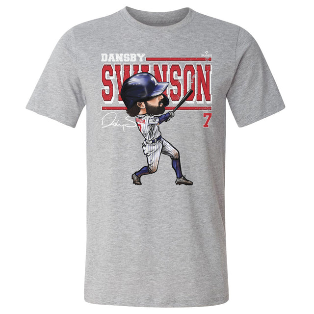 Dansby Swanson Men's Cotton T-Shirt | 500 LEVEL