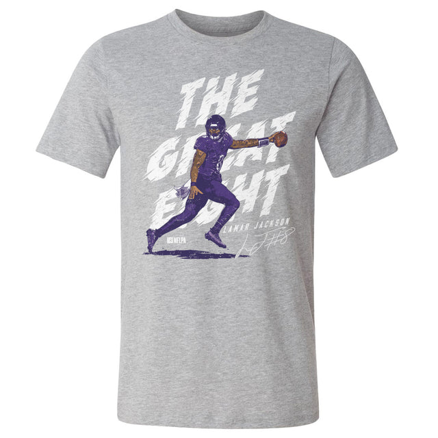 Lamar Jackson Men's Cotton T-Shirt | 500 LEVEL