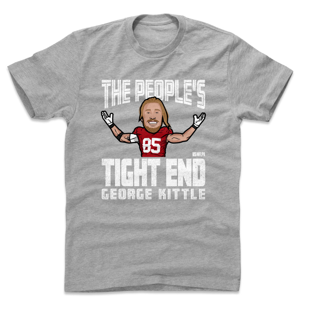George Kittle Men&#39;s Cotton T-Shirt | 500 LEVEL