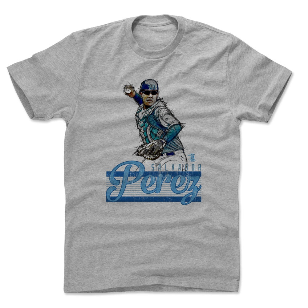 Salvador Perez Men's Cotton T-Shirt | 500 LEVEL