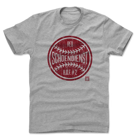 Red Schoendienst Men's Cotton T-Shirt | 500 LEVEL