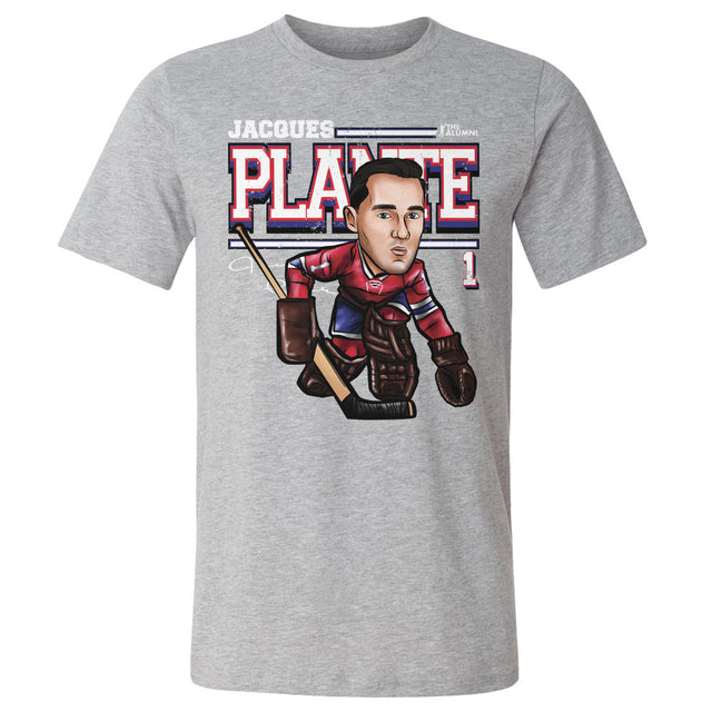 Jacques Plante Men's Cotton T-Shirt | 500 LEVEL
