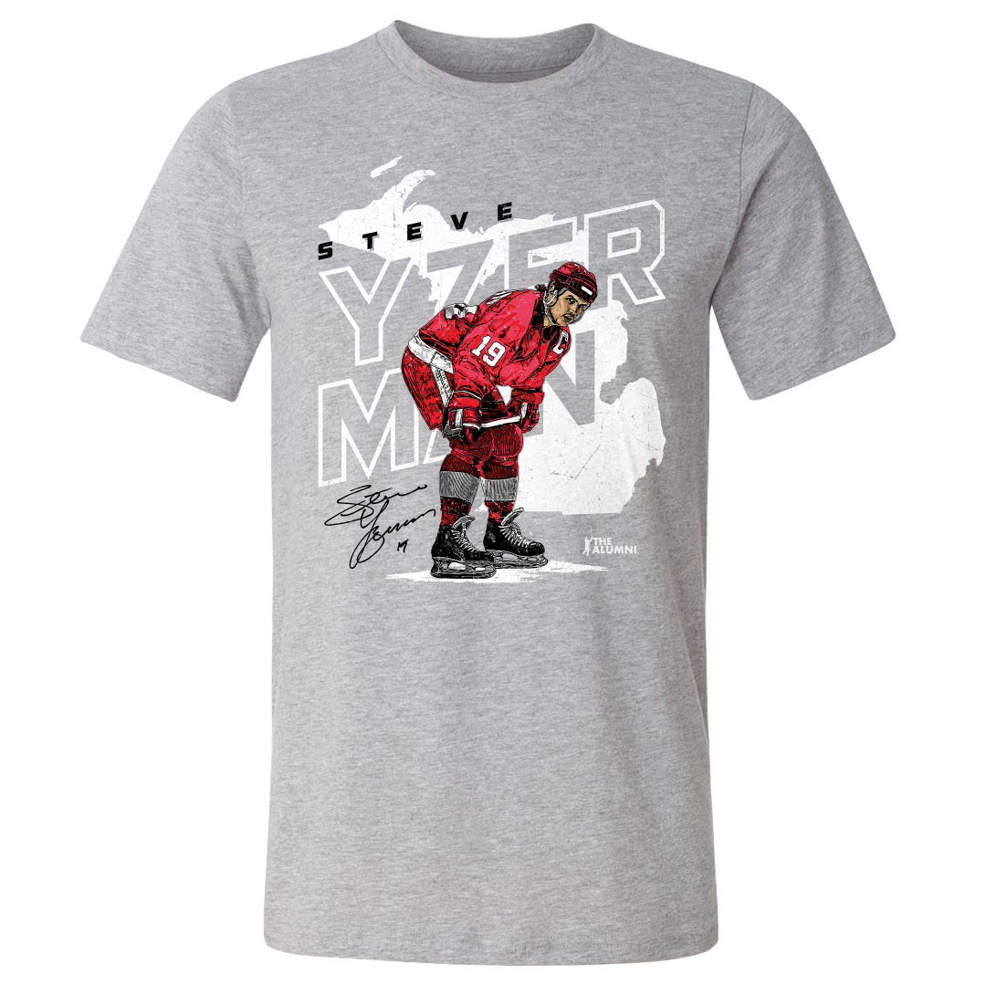 Steve Yzerman Men's Cotton T-Shirt | 500 LEVEL