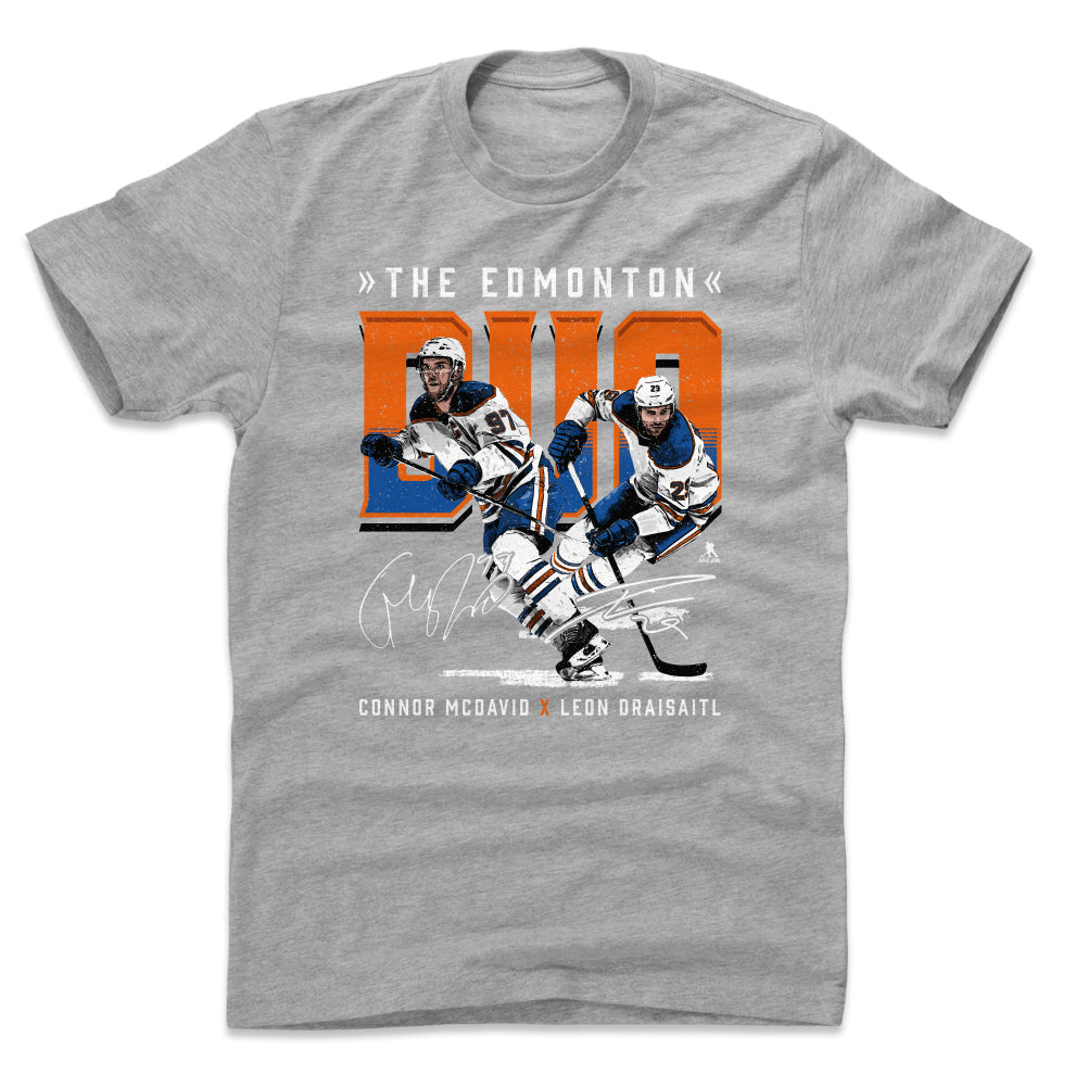 Edmonton Oilers Kids 500 Level Connor McDavid Edmonton Gray Kids Shirt