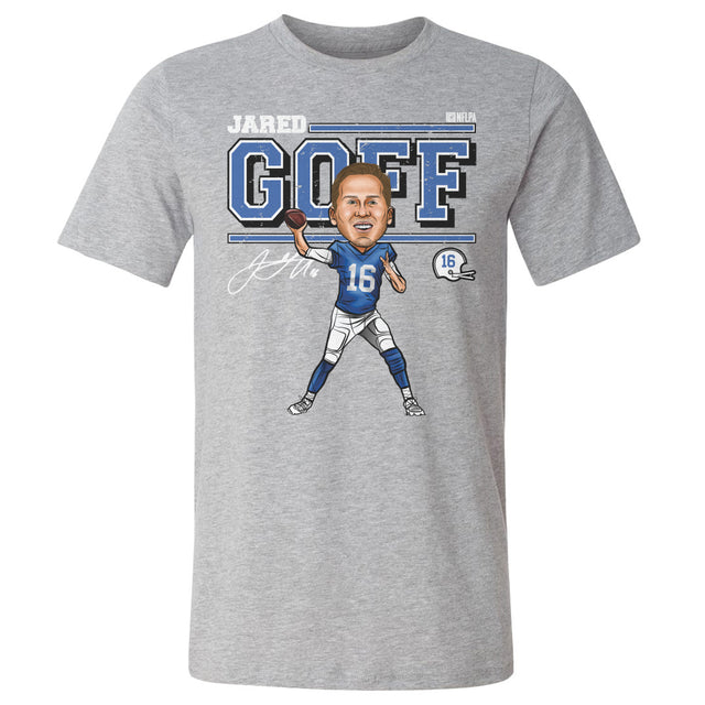 Jared Goff Men's Cotton T-Shirt | 500 LEVEL