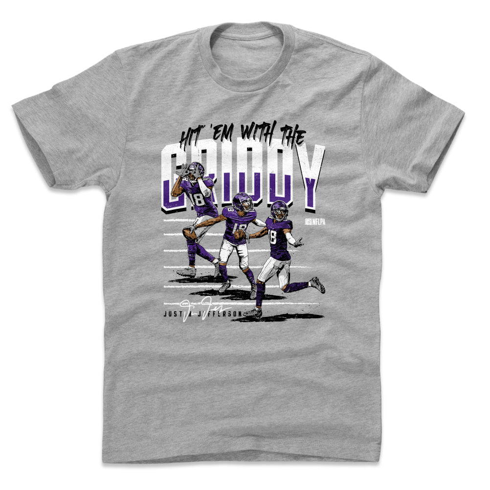 Justin Jefferson Men's Cotton T-Shirt | 500 LEVEL