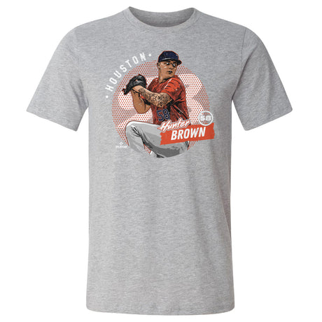 Hunter Brown Men's Cotton T-Shirt | 500 LEVEL