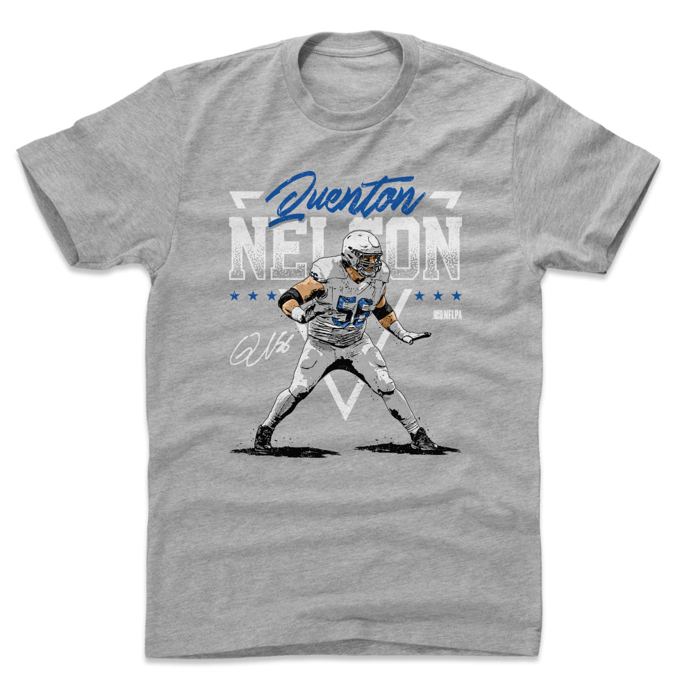 Quenton Nelson Men's Cotton T-Shirt | 500 LEVEL