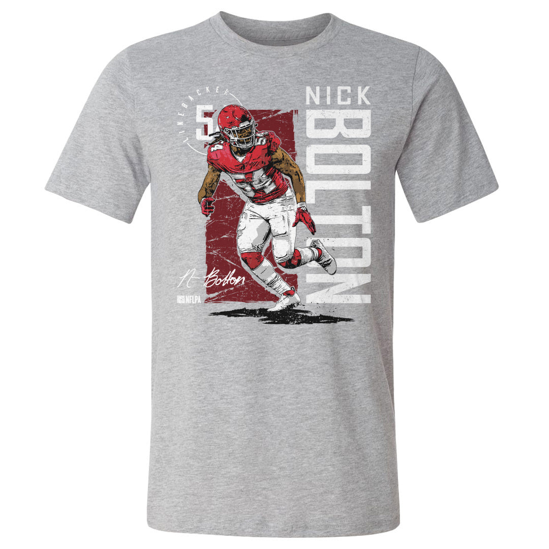 Nick Bolton Shirt, Kansas City Football Men's Cotton T-Shirt