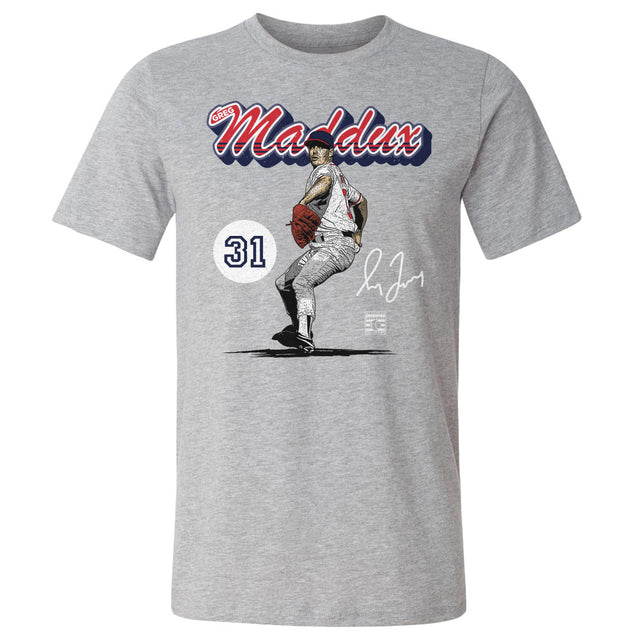 Greg Maddux Men's Cotton T-Shirt | 500 LEVEL