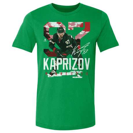 Kirill Kaprizov Men's Cotton T-Shirt | 500 LEVEL