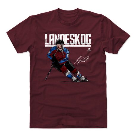 Gabriel Landeskog Men's Cotton T-Shirt | 500 LEVEL